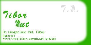 tibor mut business card